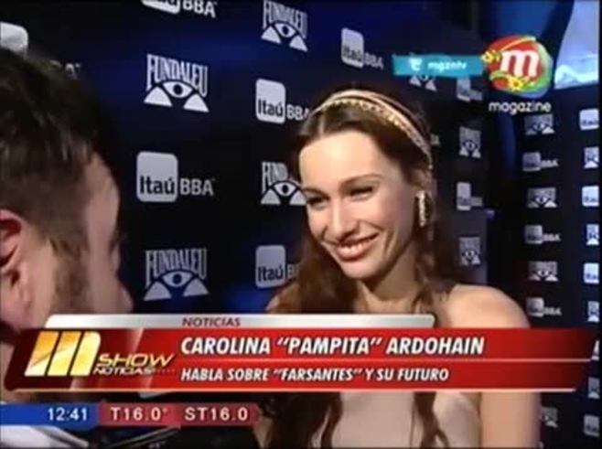 Pampita: "Si la gente lo pide, quizá Pedro pueda volver a Farsantes"