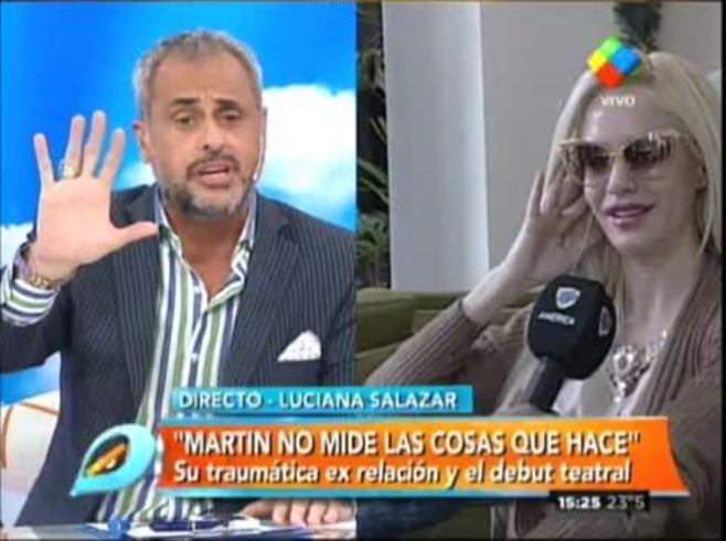 Rial le confesó a Salazar la "pregunta animal" que le hizo Redrado antes de empezar a salir con Luciana