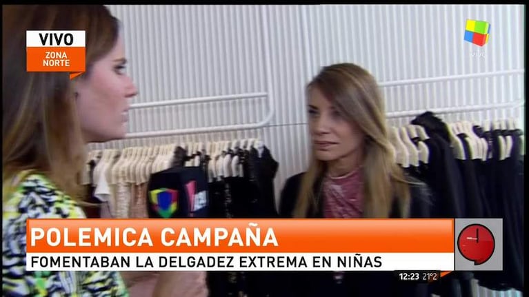 Fuerte ida y vuelta entre Antonio Laje y la responsable de la polémica campaña publicitaria con nenas súper delgadas: "¿No es hora de empezar a mostrar otra cosa?"
