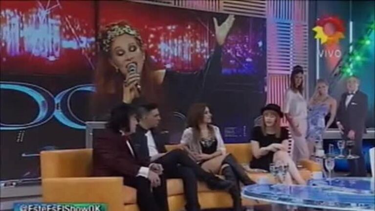 La emoción del imitador de Sandro en Este es el show