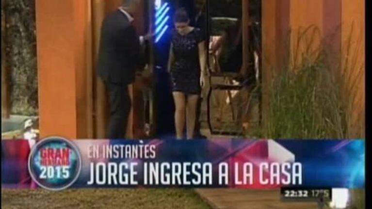 Jorge Rial entró en la casa y se llevó un recuerdo de un participante