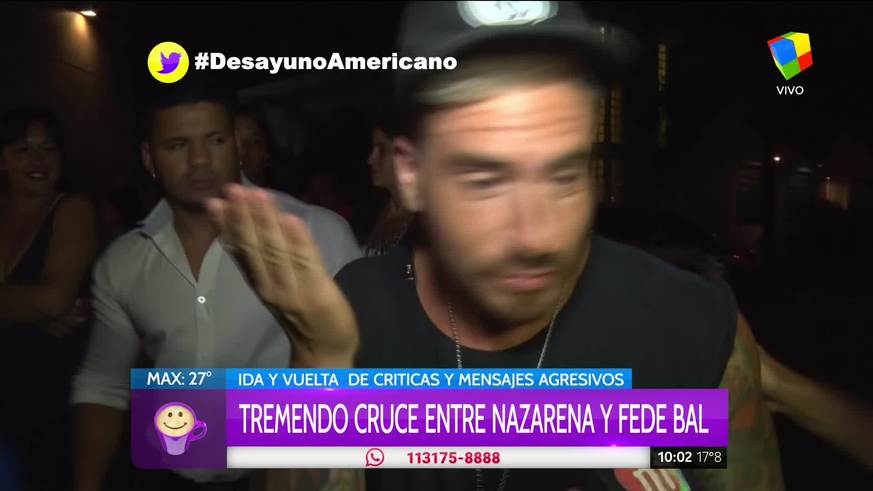 Fede Bal, su picante respuesta cargada de ironía y sarcasmo al escandaloso tweet de Nazarena Vélez: “Sí, lo vi y atrás me dolió”