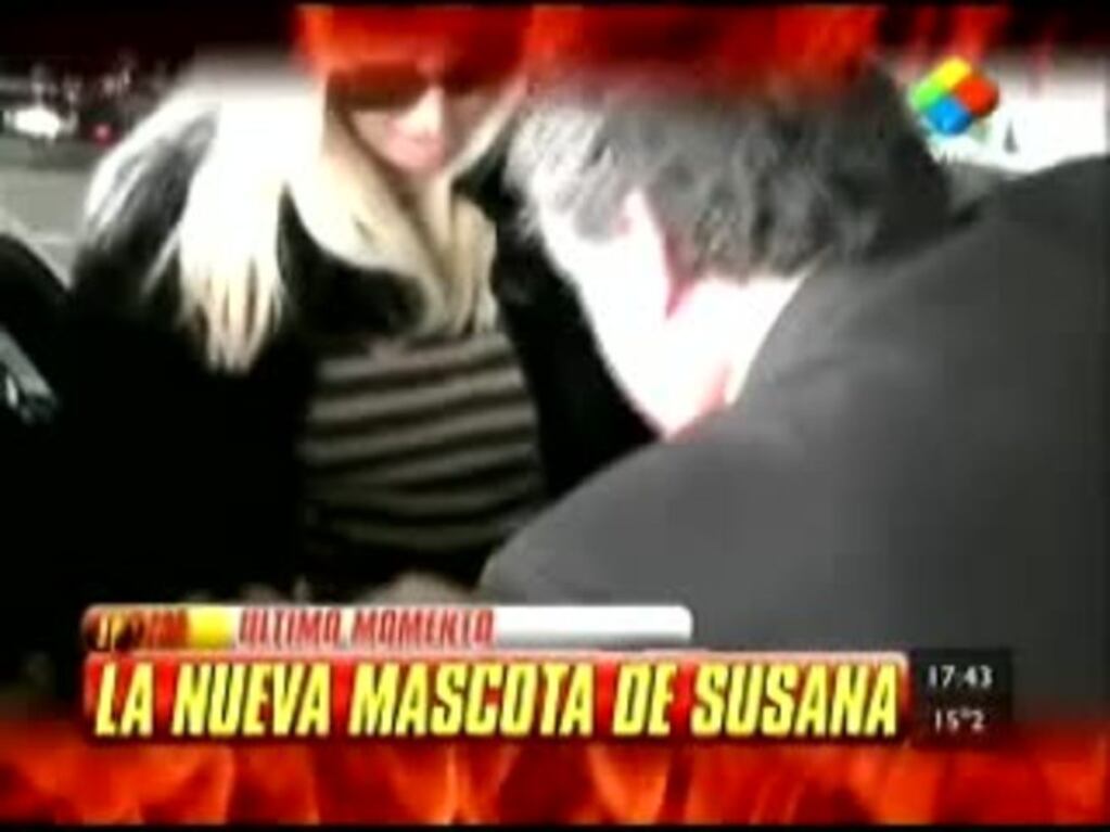 Susana Giménez y su nueva mascota