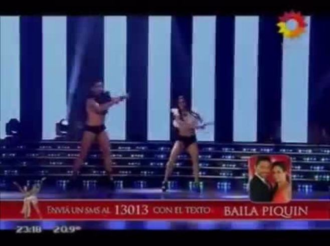 La accidentada performance de Hernán Piquín en su debut en la semifinal del Bailando