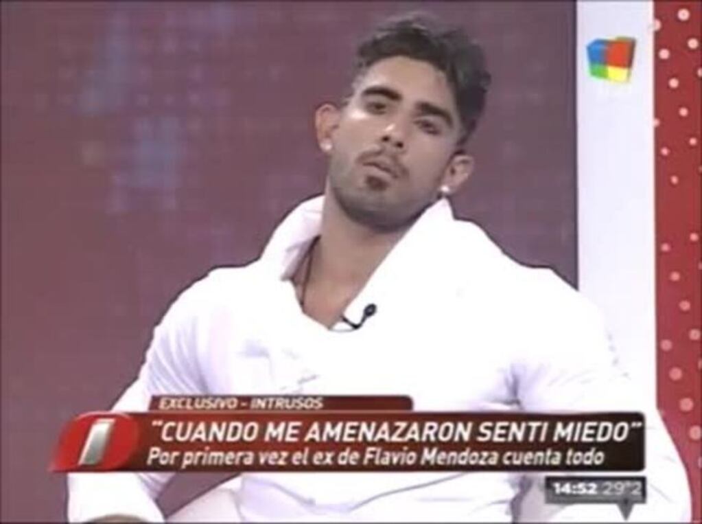 Flavio Mendoza y su ex novio evitaron cruzarse, pero sacaron los trapitos al sol