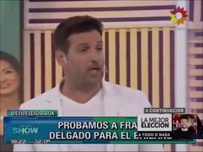 Francisco Delgado hizo en Este es el show un casting en vivo para entrar al Bailando 2016