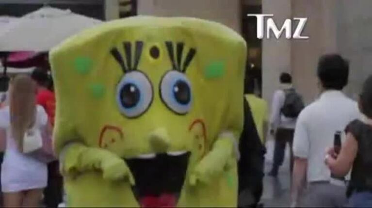 Bob Esponja a las piñas, el video que revoluciona la Web