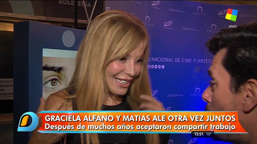 Graciela Alfano y la posibilidad de reconciliación con Matías Alé