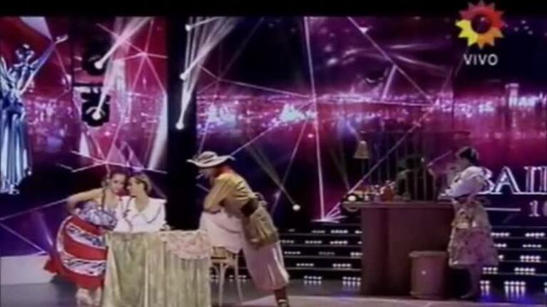 Nito Artaza y Silvina Scheffler bailaron chamamé en ShowMatch