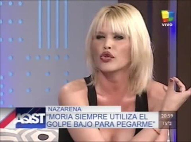 Nazarena Vélez, durísima con Moria Casán: “La voy a agarrar a trompadas”