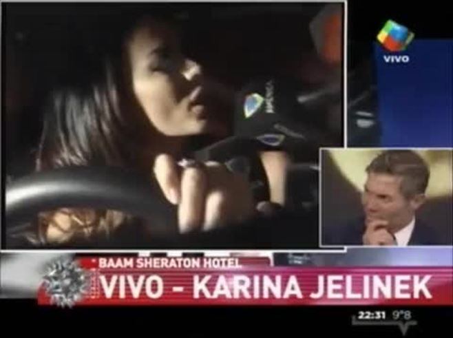 La picante frase sexual de Karina Jelinek a Leo Fariña