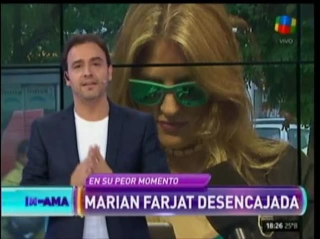 El cruce de Marian Farjat y Brian Lanzelotta en Infama tras su separación