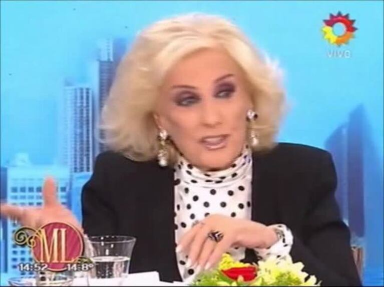 El tenso cruce de Mirtha Legrand con Mercedes Morán