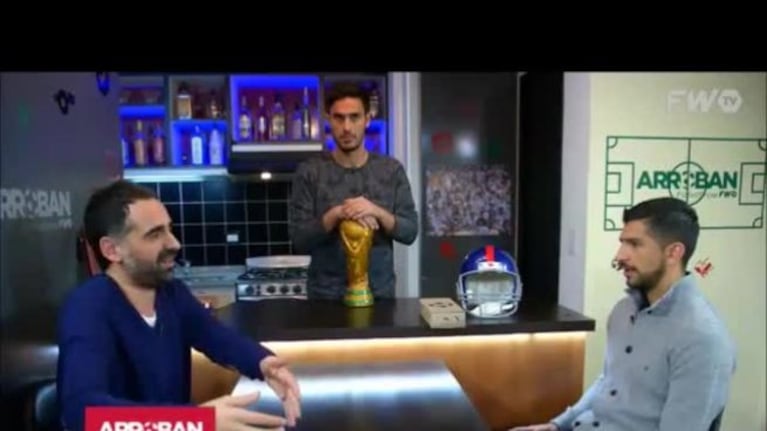 La reacción del hijo de Ramón Díaz al enterarse en vivo que Boca se estaba quedando afuera de la final de la Copa Libertadores
