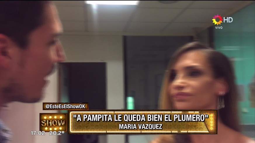 La reacción de María Vázquez cuando le mostraron un Photoshop de Pampita