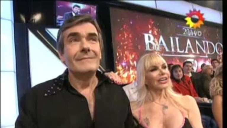 El desopilante merengue de Adriana Aguirre y Ricardo García en ShowMatch