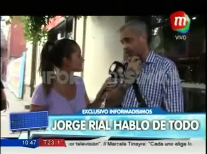 Jorge Rial habló de los anillos de Loly Antoniale: " Yo de mis relaciones pasadas no sé nada"