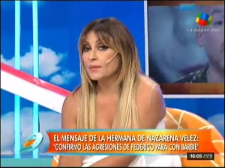 Los escandalosos mensajes de la tía de Barbie Vélez sobre Fede Bal: Carmen Barbieri furiosa reveló una versión oculta