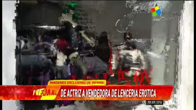 La exactriz de Chiquititas que vende lencería 