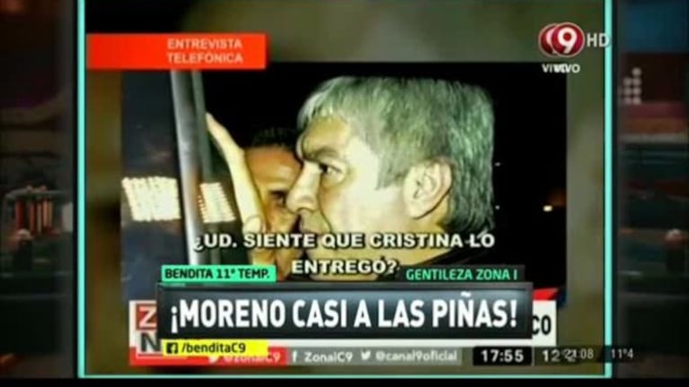 El tenso momento de Guillermo Moreno y Martín Tetaz en un programa de TV