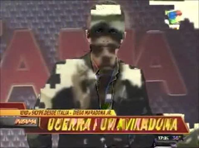 Histórico: Claudia Villafañe y Diego Junior se cruzaron en vivo en televisión