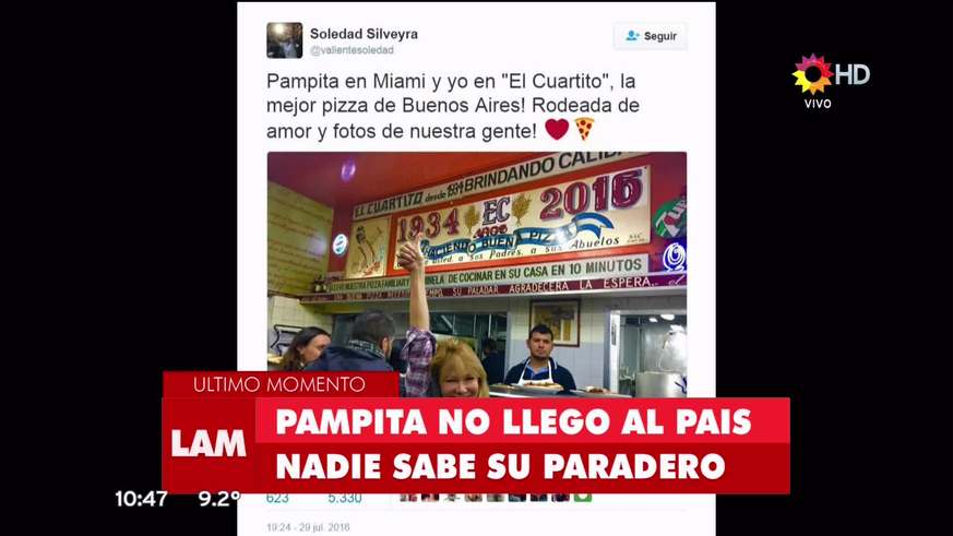 El divertido palito de Angel de Brito a Soledad Silveyra por Pampita