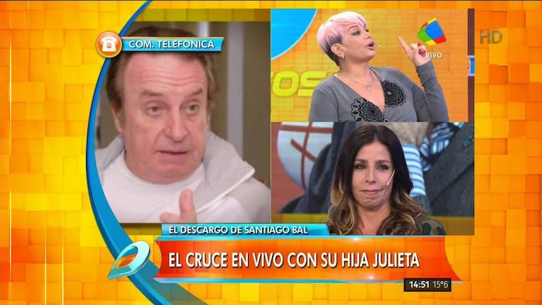 La pregunta de Franco Torchia que enfureció a Santiago Bal