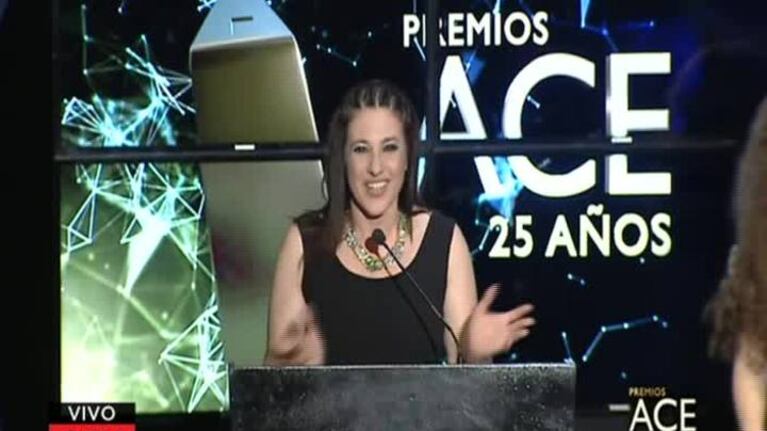 La directora teatral Corina Fiorillo, ganadora del Premio Ace de Oro 2016