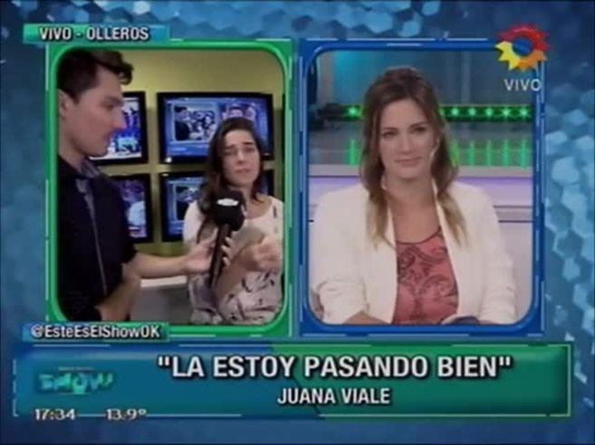 El palito de Juana Viale a Este es el Show