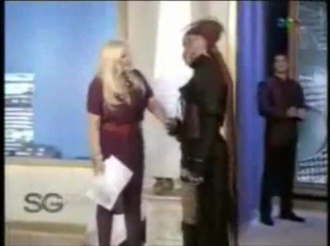 La "Mujer Vampiro" visitó el programa de Susana Giménez