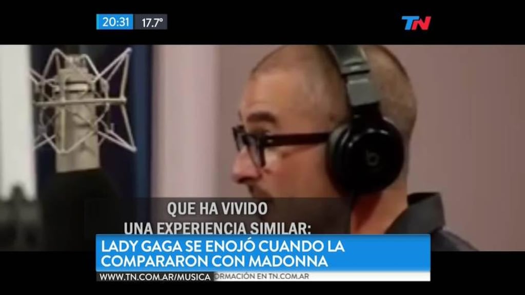 Lady Gaga se enojó cuando la compararon con Madonna