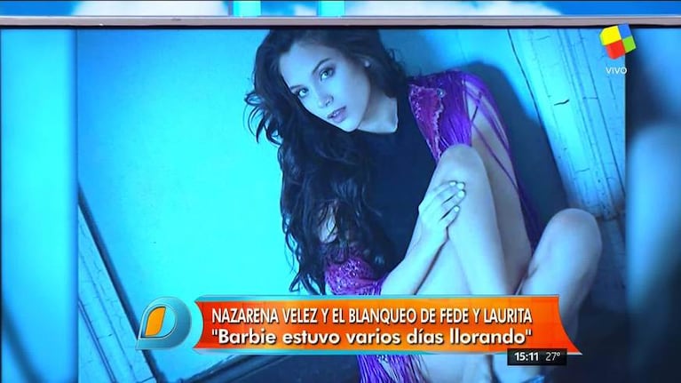 Nazarena Vélez, enojada con su hijo Gonzalo por los comentarios en la foto de Fede Bal 