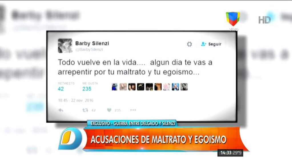 La dura respuesta de Francisco Delgado a Silenzi tras sus acusaciones en Twitter y TV: “No quiero formar una familia con ella porque..."