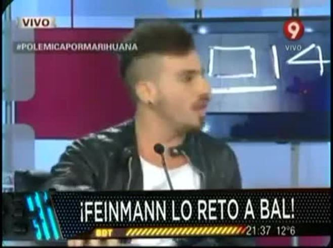 Eduardo Feinmann, indignado con Federico Bal en su programa: “¿Vos viniste drogado acá?”