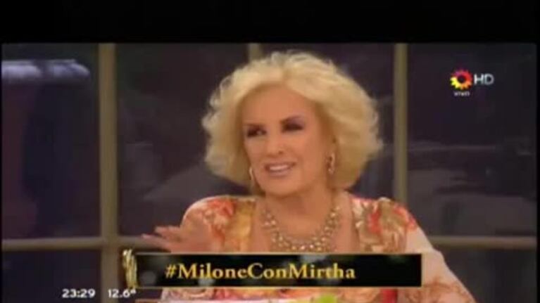Marcelo Tinelli le devolvió el llamado en vivo a Mirtha Legrand: elogios de la diva y un "consejo"