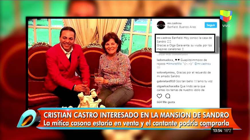 La polémica chicana de Rial sobre la sexualidad de Cristian Castro