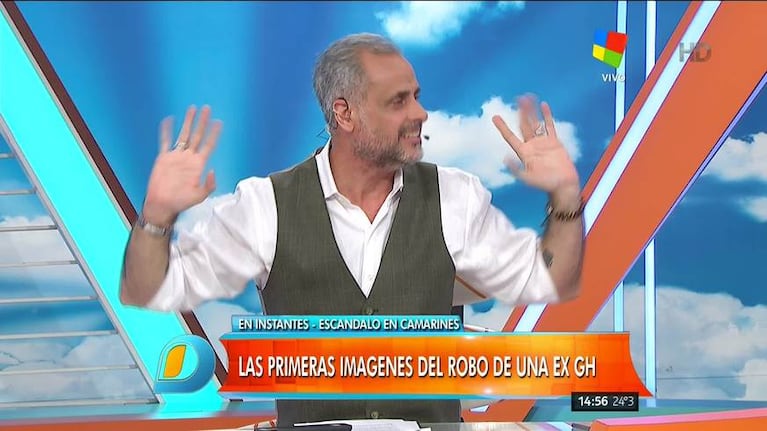 El video del robo en un camarín en la final de Gran Hermano