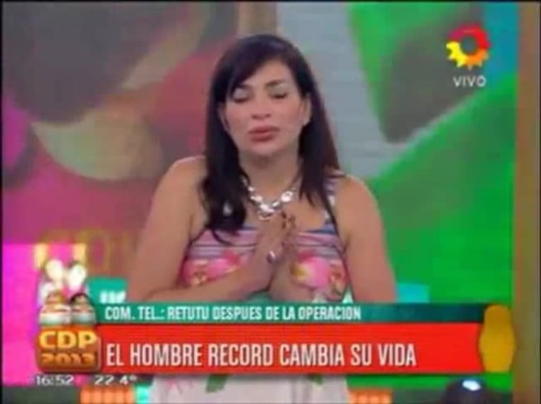 Retutu, emocionado tras su operación final de colgajos de piel: "Voy a tener la panza chata, es algo único, no lo puedo creer"