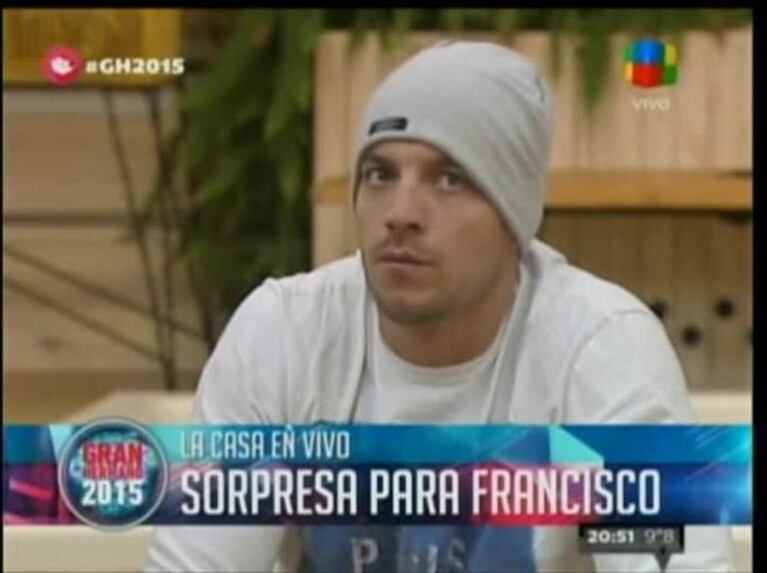 Francisco Delgado fue sorprendido por Gran Hermano: su emoción al recibir una foto de su hija recién nacida