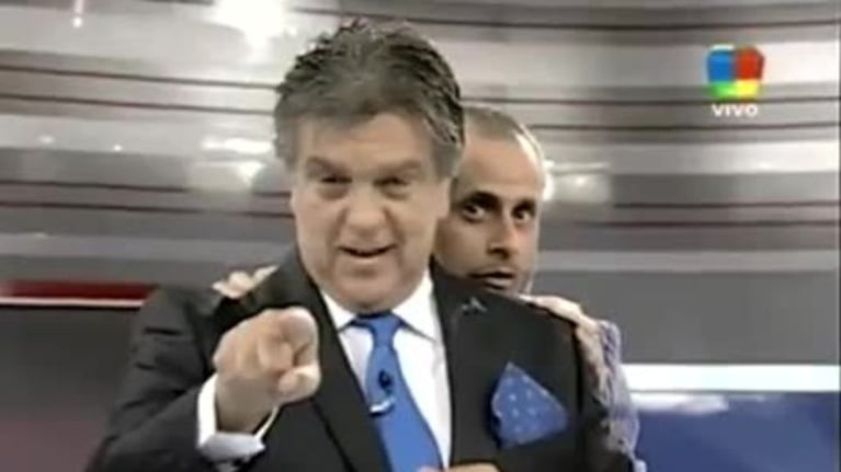 Luis Ventura miró fijo a cámara... y apunto contra Xavier Ferrer Vázquez