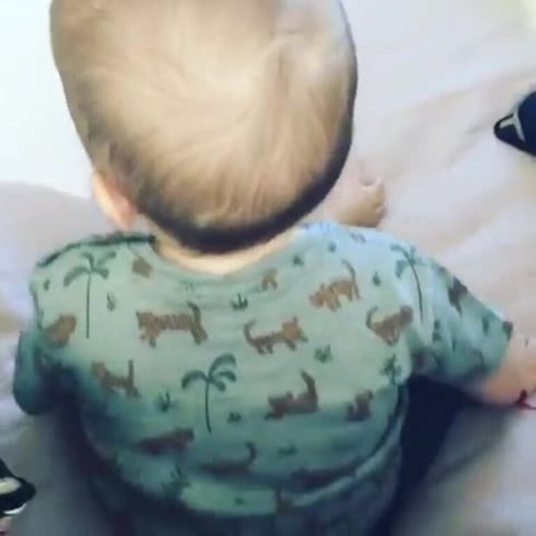 El súper rítmico baile de Lorenzo Tinelli al escuchar un tema de Ariana Grande