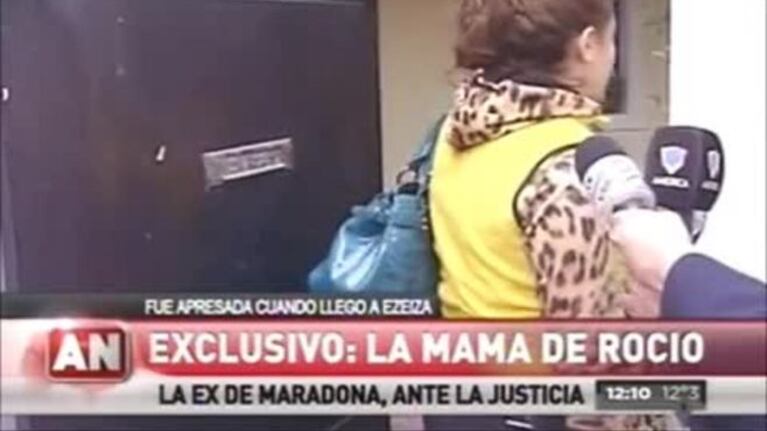 La madre de Rocío Oliva, explosiva contra Diego tras la detención de su hija: "Maradona es mala gente"