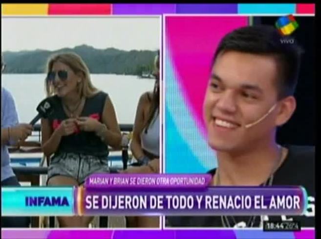 Marian Farjat y Brian Lanzelotta, reconciliaciliados: "Nos dimos una oportunidad"