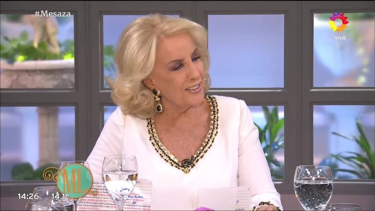Nicolás Cabré se emocionó recordando a Alfredo Alcón en Almorzando con Mirtha Legrand