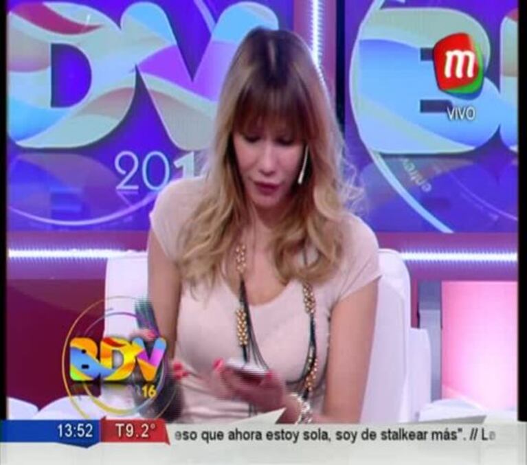 Habló la amante del novio de Amalia Granata: "Si es verdad que ellos siguen juntos, yo soy la decepcionada"