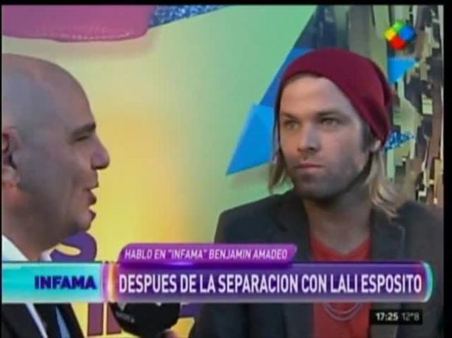 Benjamín Amadeo opinó sobre el supuesto romance de Lali Espósito con Mariano Martínez