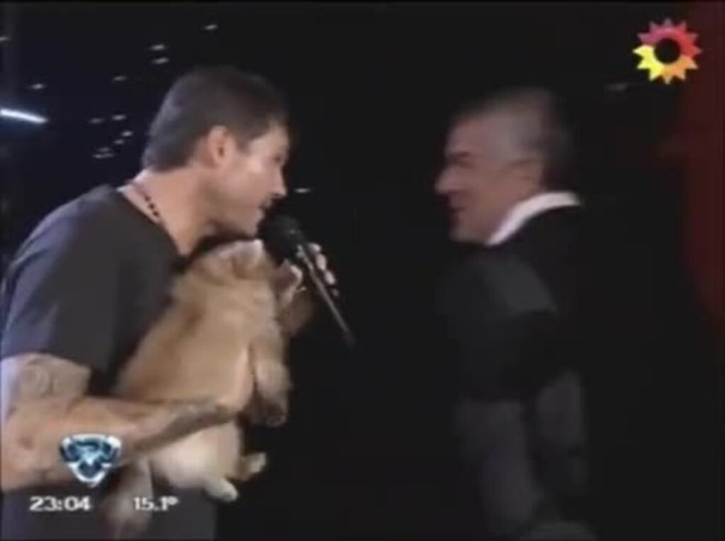 Dady Brieva chicaneó a Marcelo Tinelli en Bailando 2012