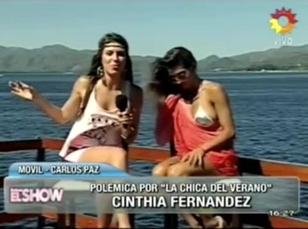 La pelea de Cinthia Fernández y Eugenia Lemos, parte 1