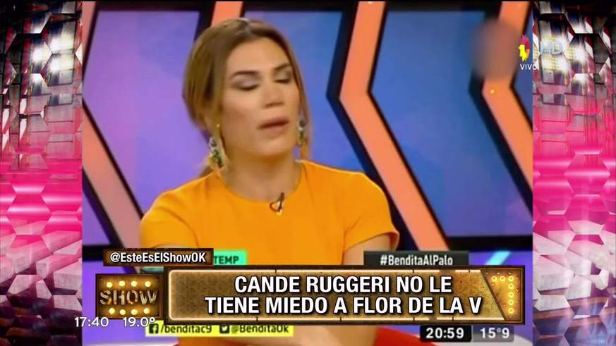 Candela Ruggeri y su respuesta a Flor de la Ve