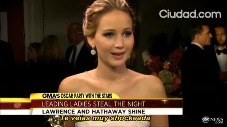 Jack Nicholson interrumpió la entrevista a Jennifer Lawrence... ¡y le tiró los perros!
